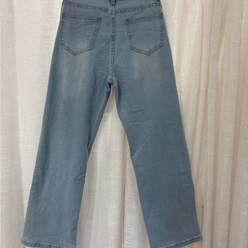 STRETCHY High rise 90’s relaxed Jeans wide leg NWOT